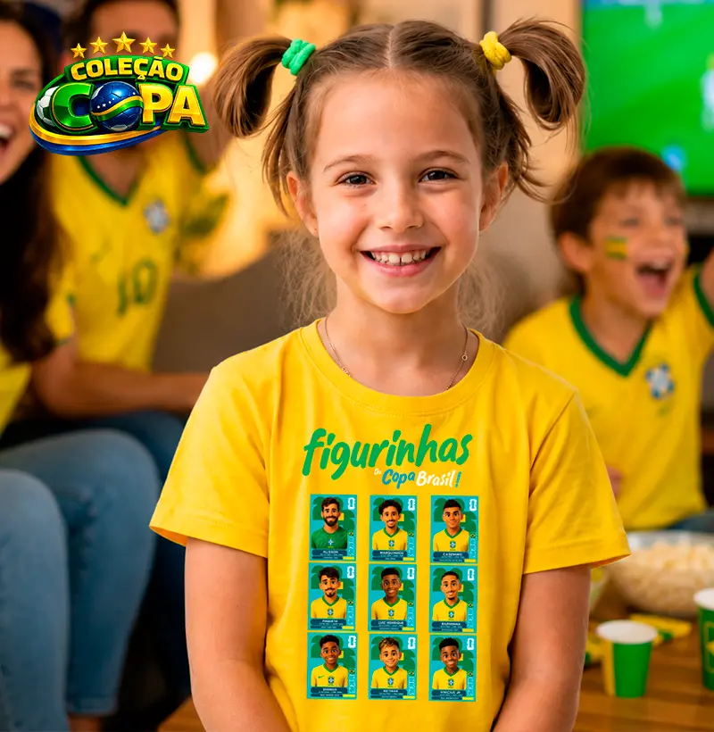 Figurinhas da Copa Brasil - F Kids