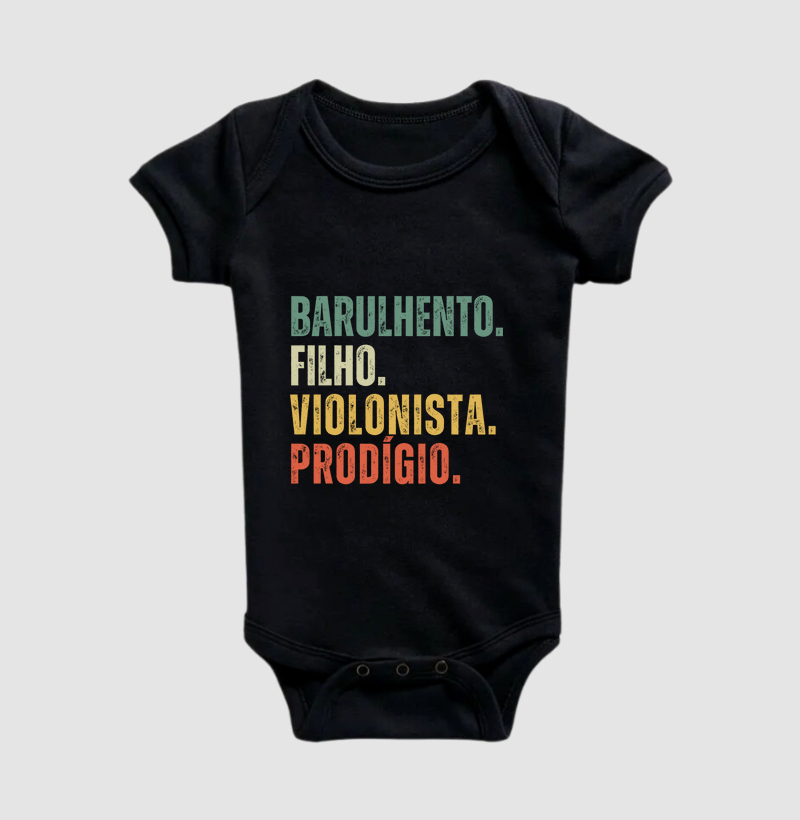 BARULHENTO. FILHO. VIOLONISTA. PRODÍGIO.