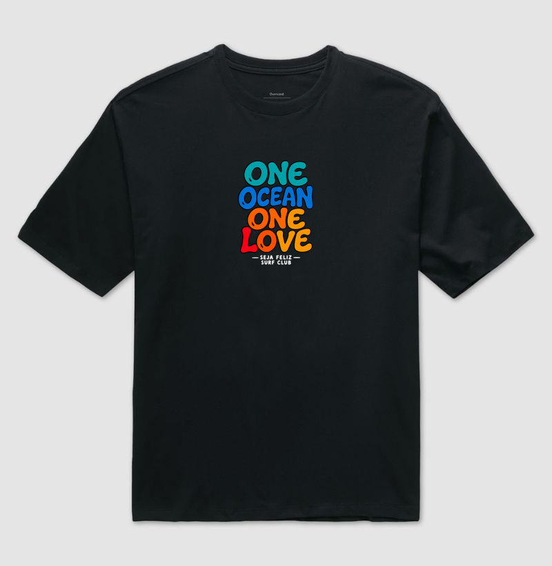 One Ocean One Love - Camiseta Oversized
