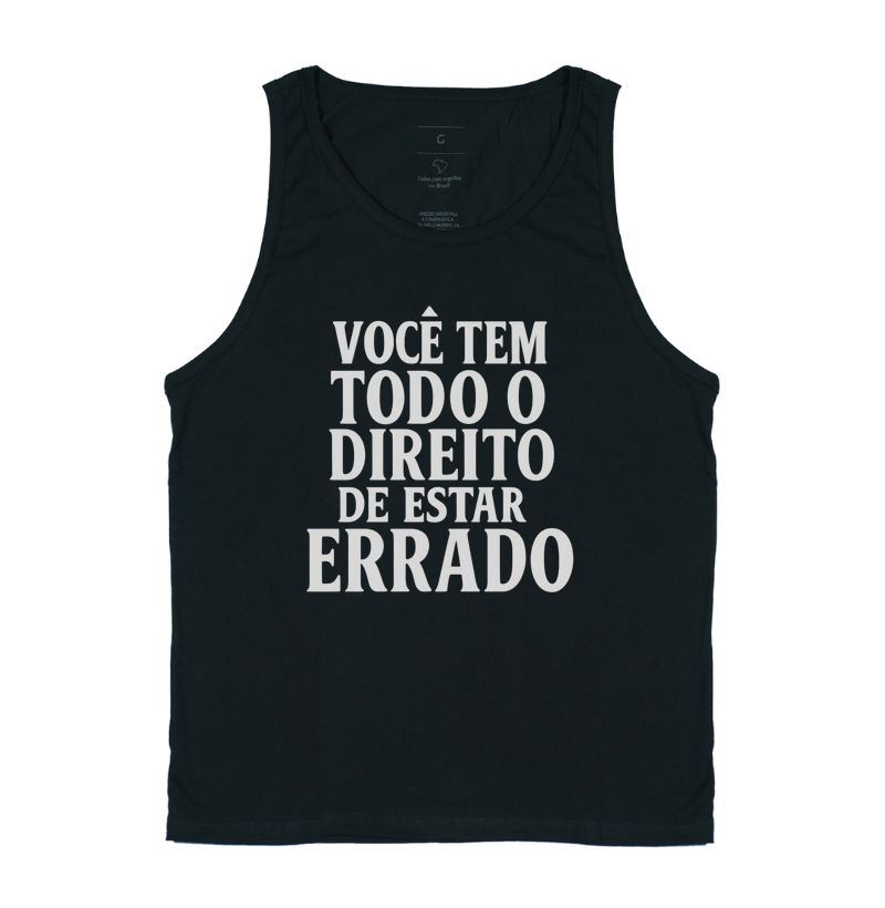 Todo direito de estar errado