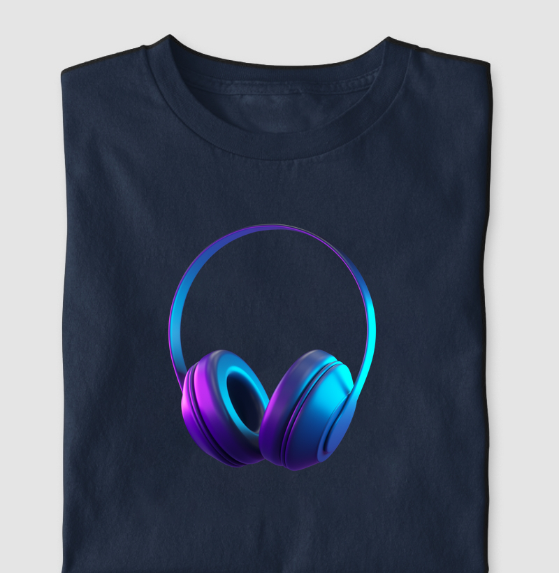 T-Shirt - Fone de ouvido