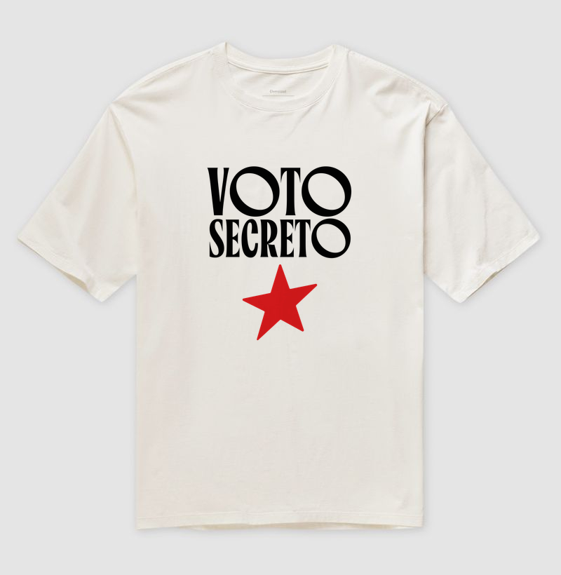 Voto Secreto - Camiseta Oversized