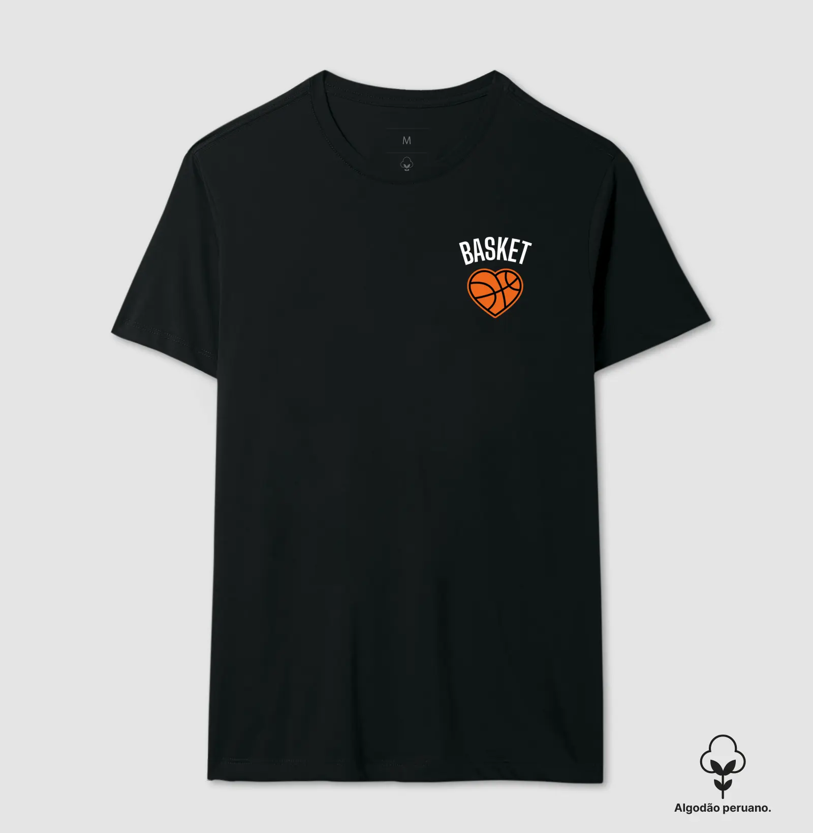 Camiseta Premium Amor Basquete