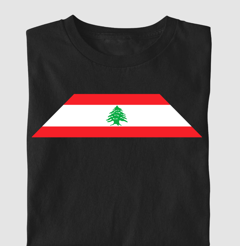 Líbano bandeira estilizada