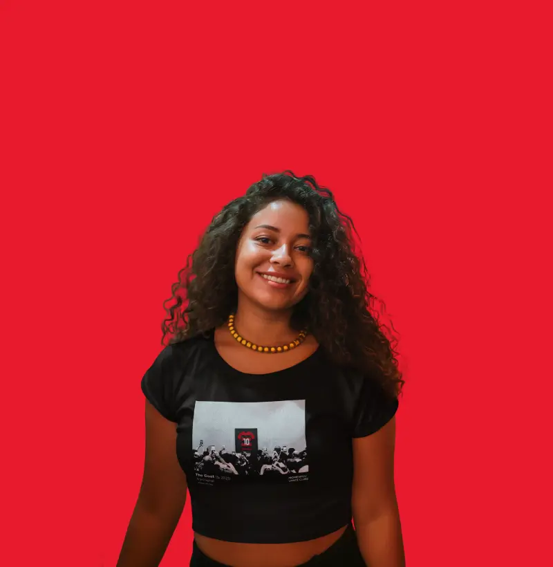 (FLA)- Cropped Arrasca Em Tela