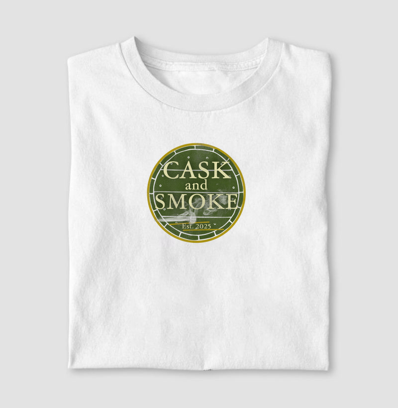 Camiseta Cask and Smoke Logo