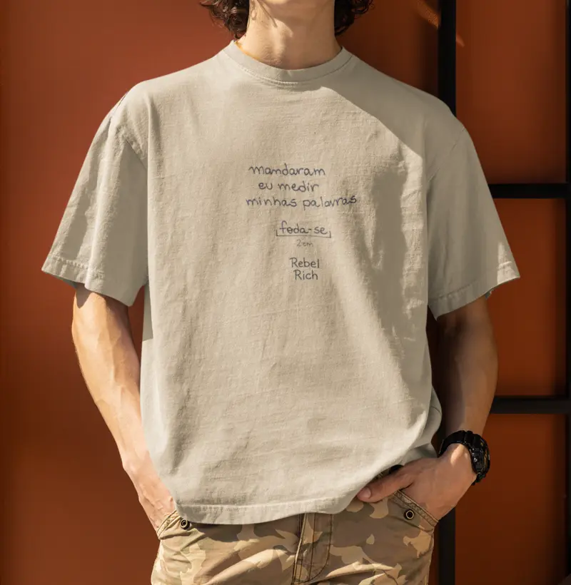 Mandaram Eu Medir Oversized Areia