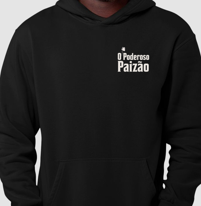 O Poderoso Paizão Hoodie Slim - Para pais clássicos e de personalidade