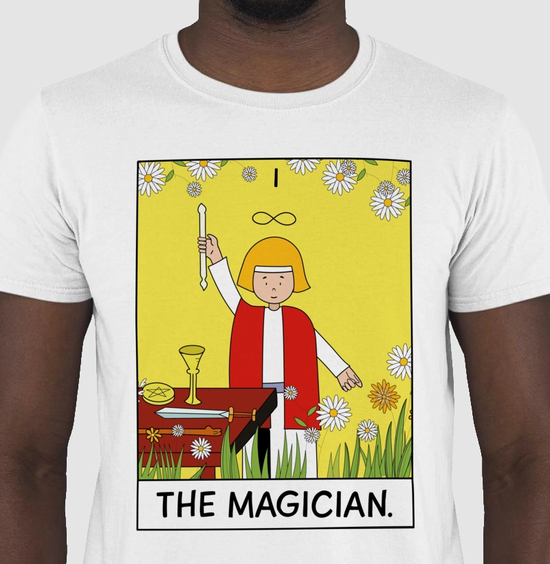 Camiseta Big Carta - The Magician - Estampa Tarot