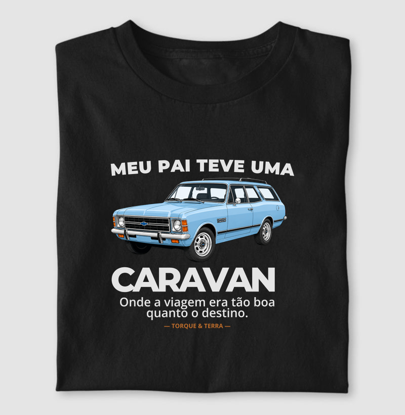 Meu pai teve uma - CARAVAN - azul claro