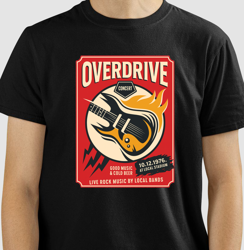 camiseta-rock-overdrive-concert-guitarra-em-chamas-estilo-vintage
