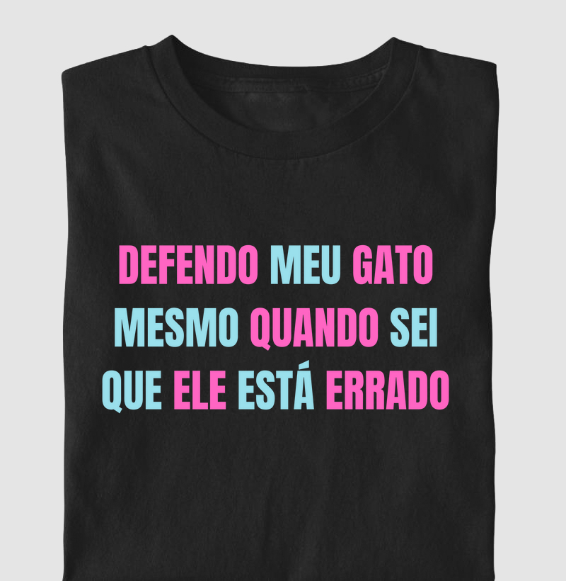 Defendo meu gato