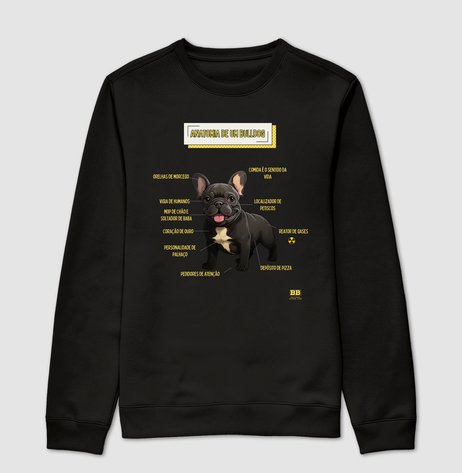 Sueter Bulldog Frances "Anatomia de um Bulldog II"