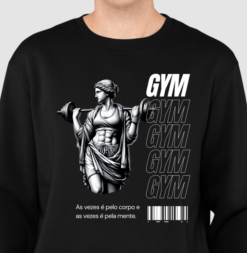 As vezes é pelo corpo e as vezes é pela mente