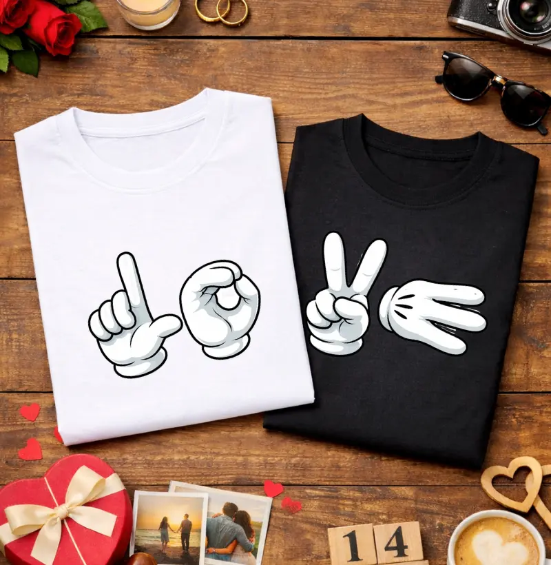 Camiseta “VE em Linguagem de Sinais” #216 🤍✨