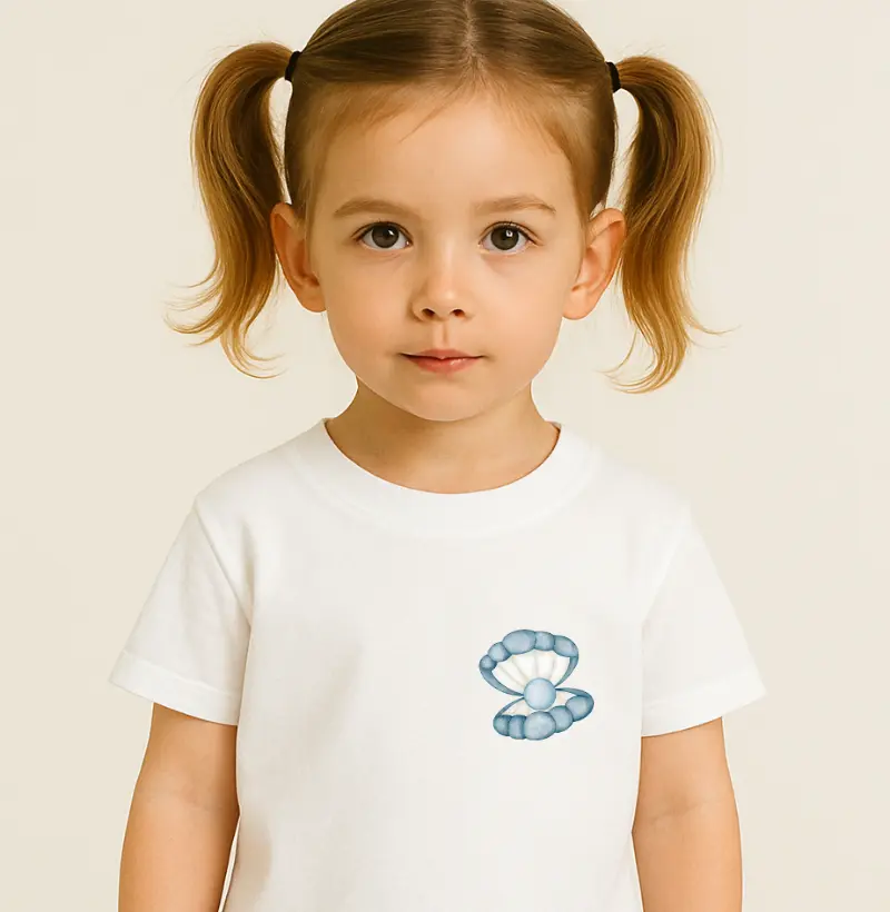 Camiseta Infantil Pérola - por Maísa Campos