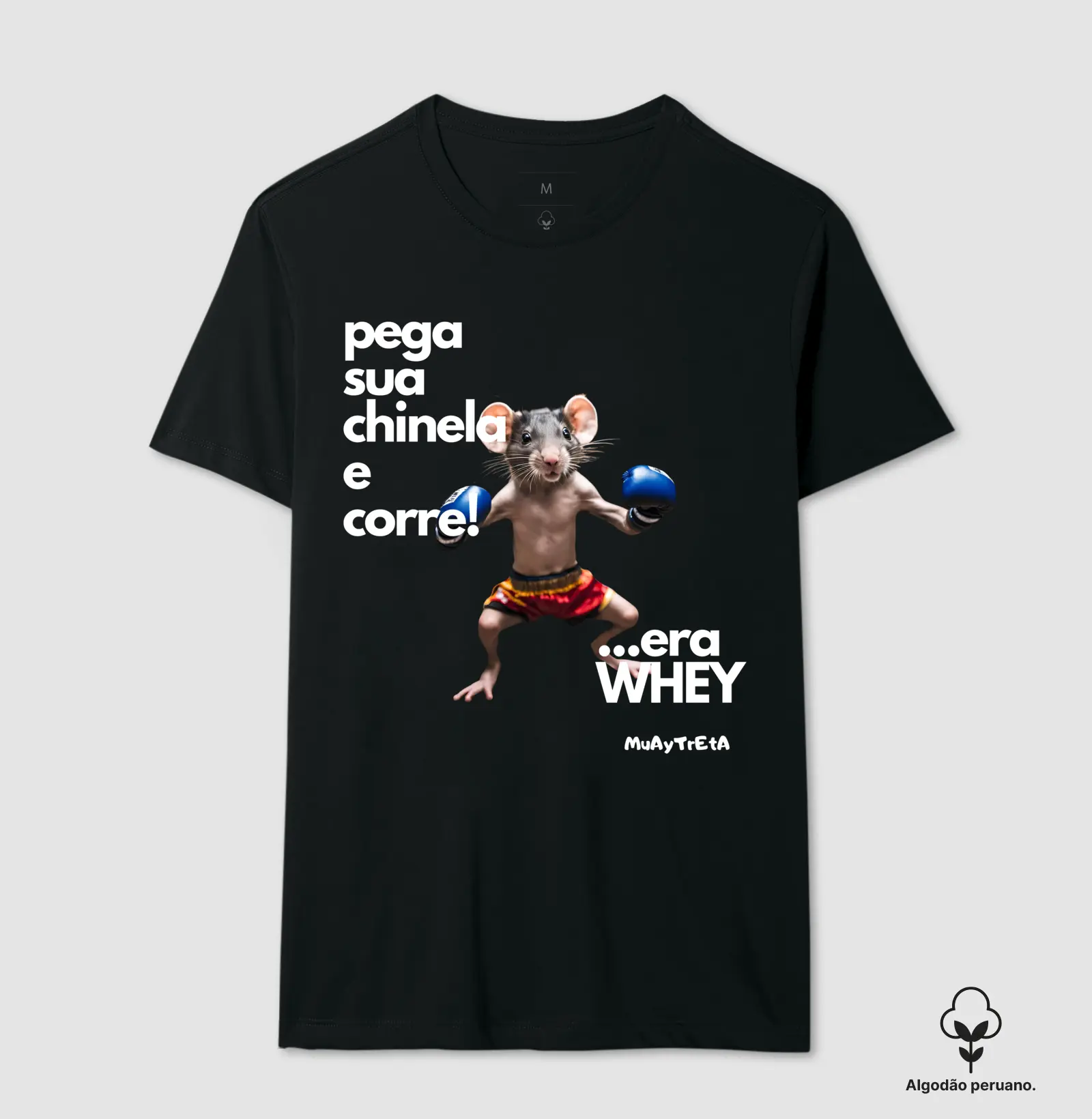 Pega sua chinela e corre, era whey!  - rato