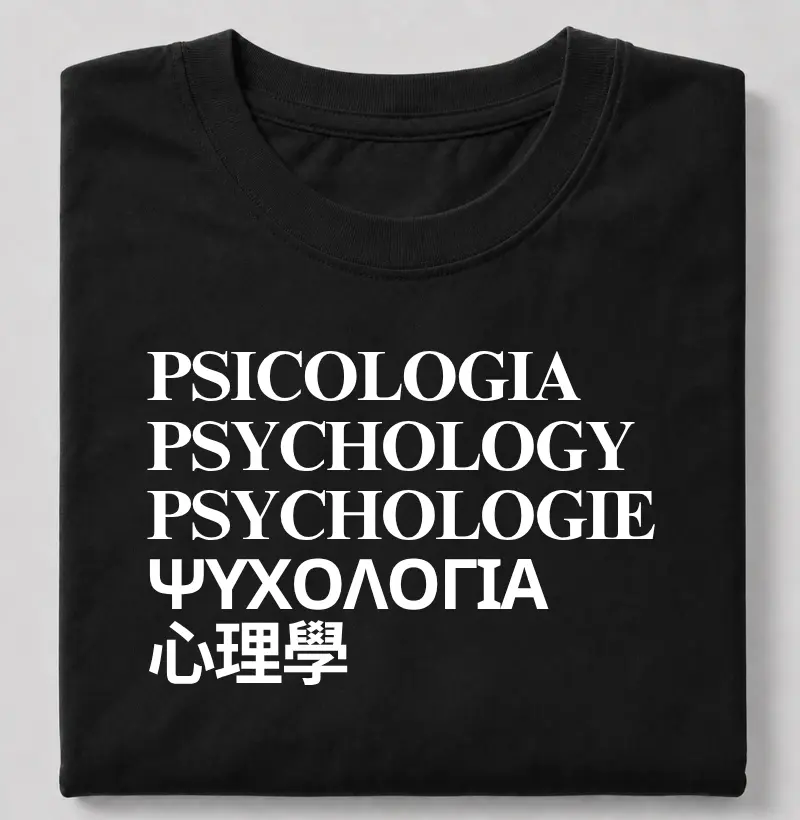 Psicologia em diferentes línguas