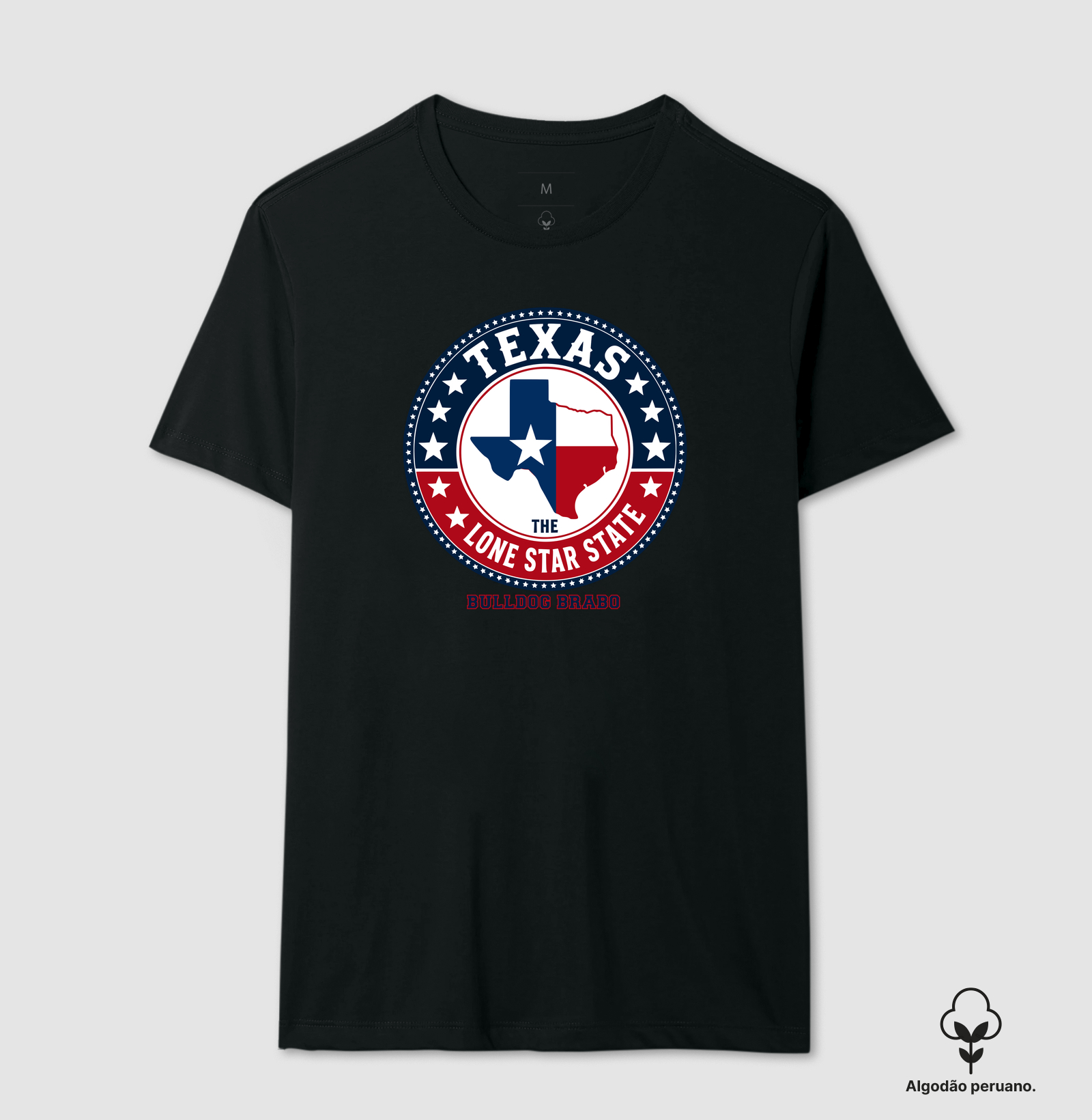 Texas Lone Star State - Camiseta Algodão Peruano