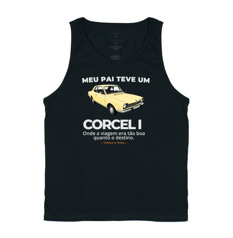 Meu pai teve um  - CORCEL I - amarelo - Regata