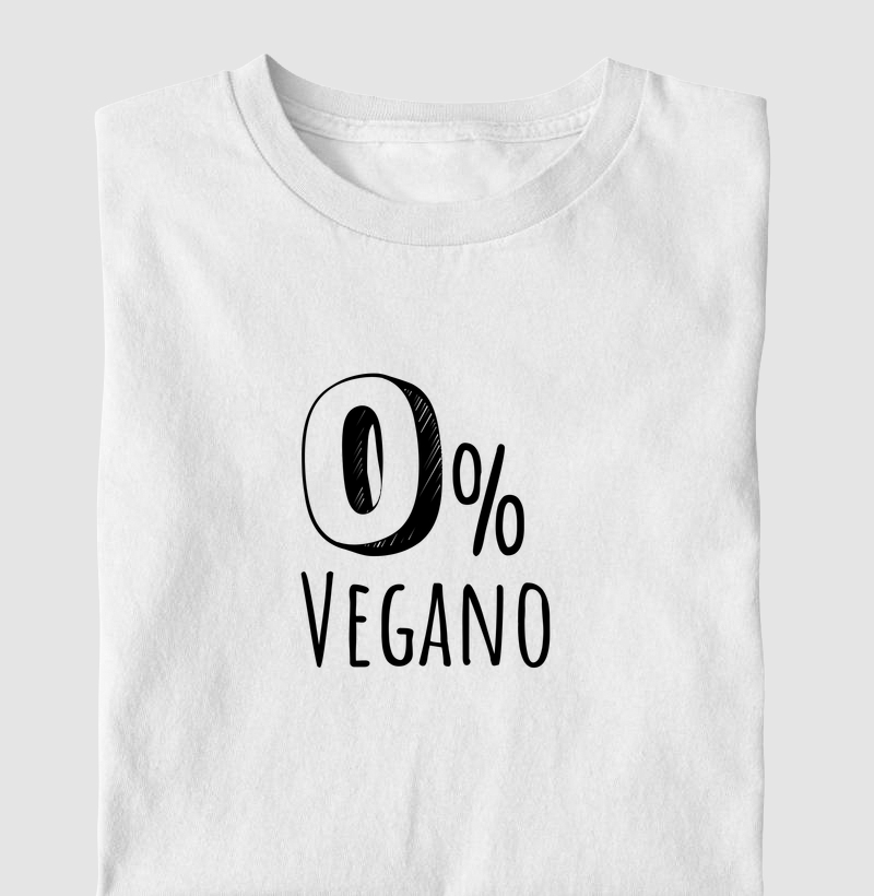 Camiseta 0% Vegano