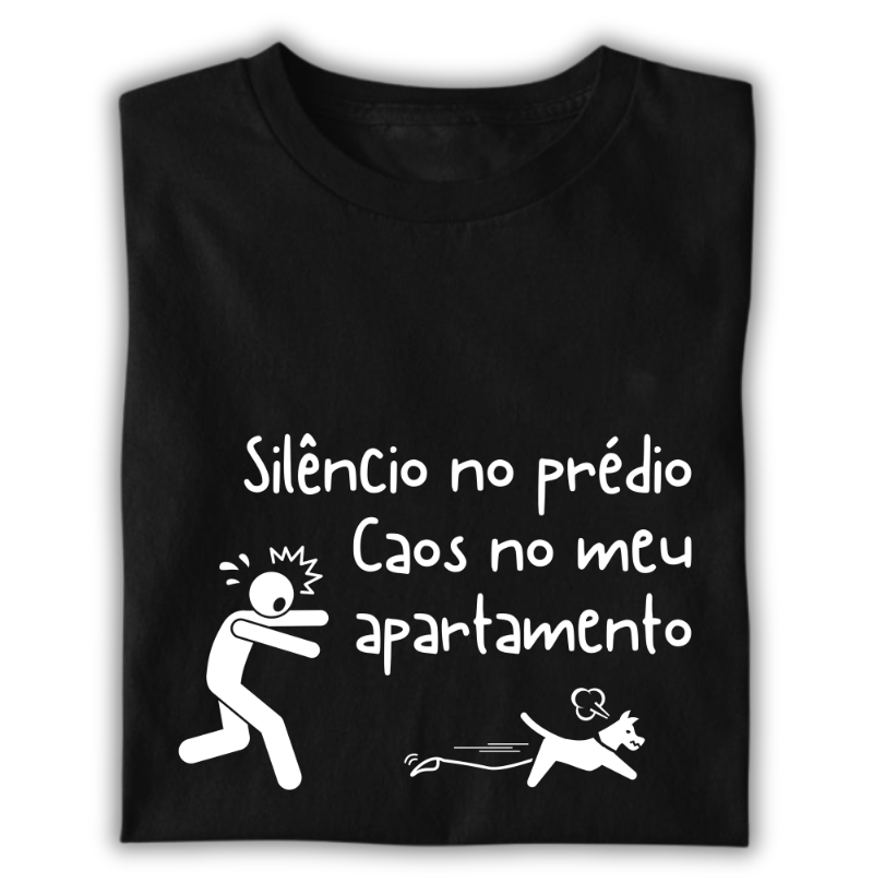 silencio no prédio, caos no meu apartamento 