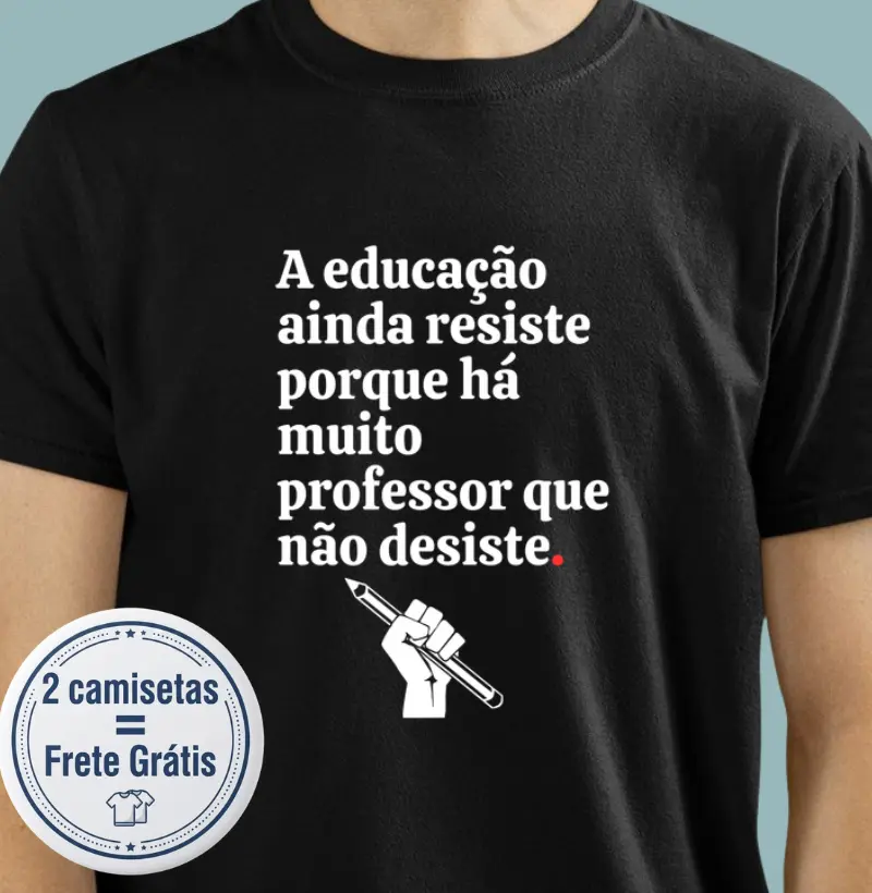 Camiseta Premium Professor/Pedagogo