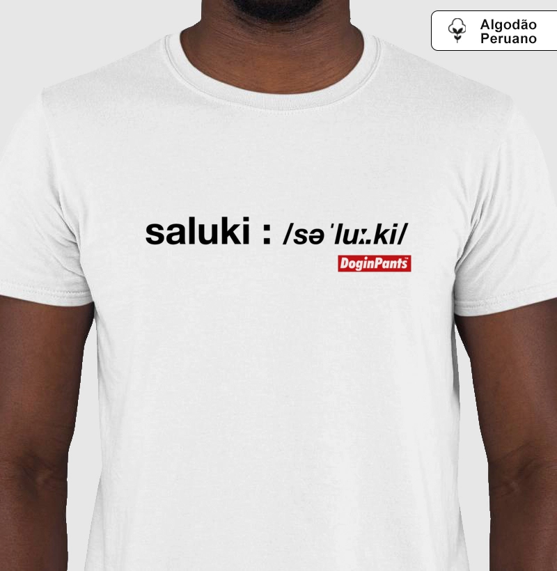 DIP LETT SALUKI PIMA: CAMISETA ALGODÃO PIMA:  Confeccionada com Algodão Peruano PIMA.  Ideal para quem busca caimento perfeito com toque macio e durabilidade. 