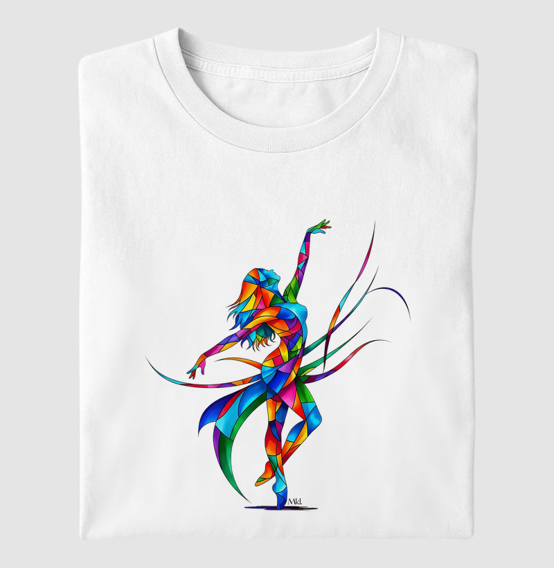 Camiseta Algodão Premium - Ritmo em Cores 