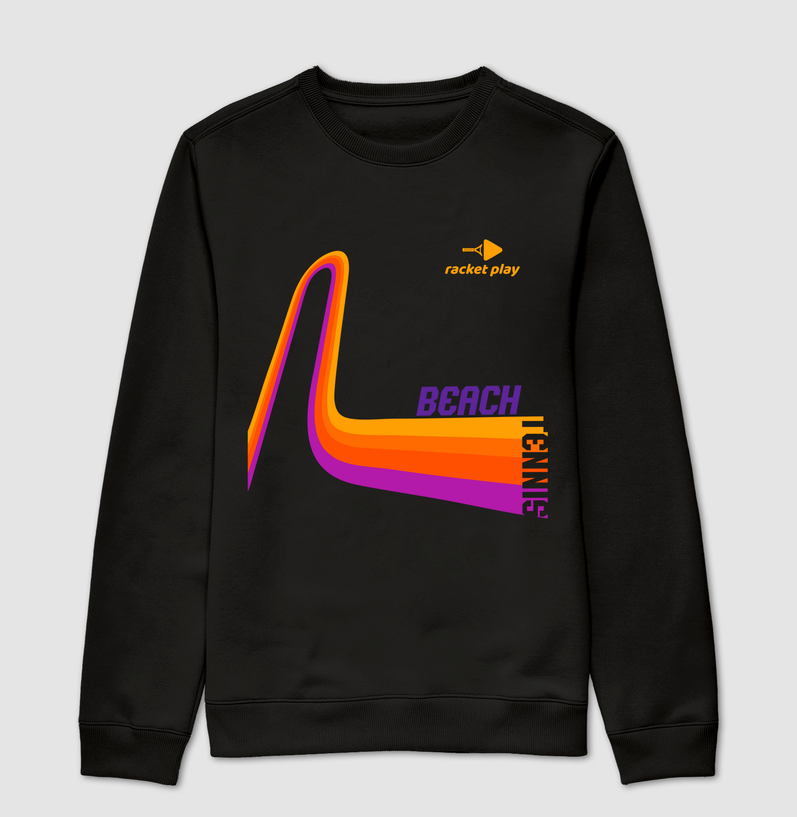 Suéter Moletom Beach Tennis - Ondas Coloridas