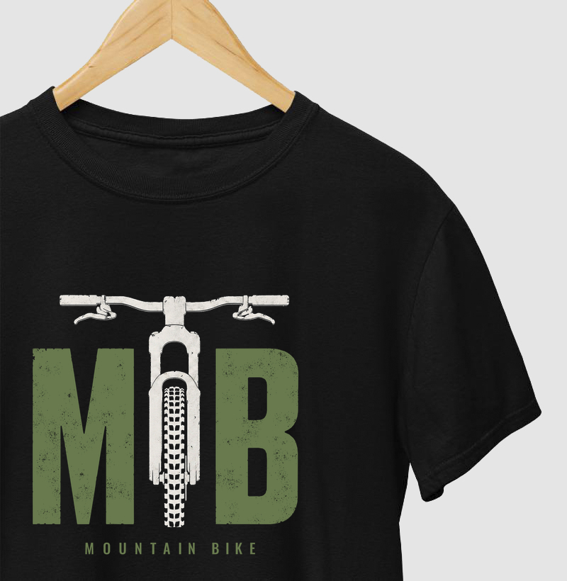 Camiseta MTB (Oliva) — Garfo e Pneu