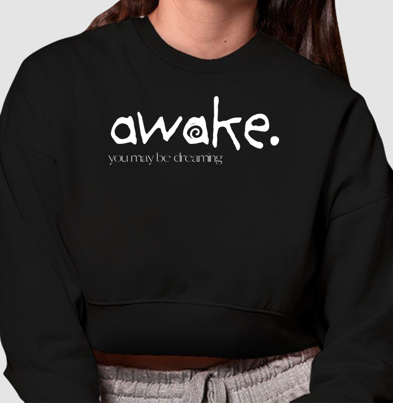 Cami Cropped Moletom — Awake