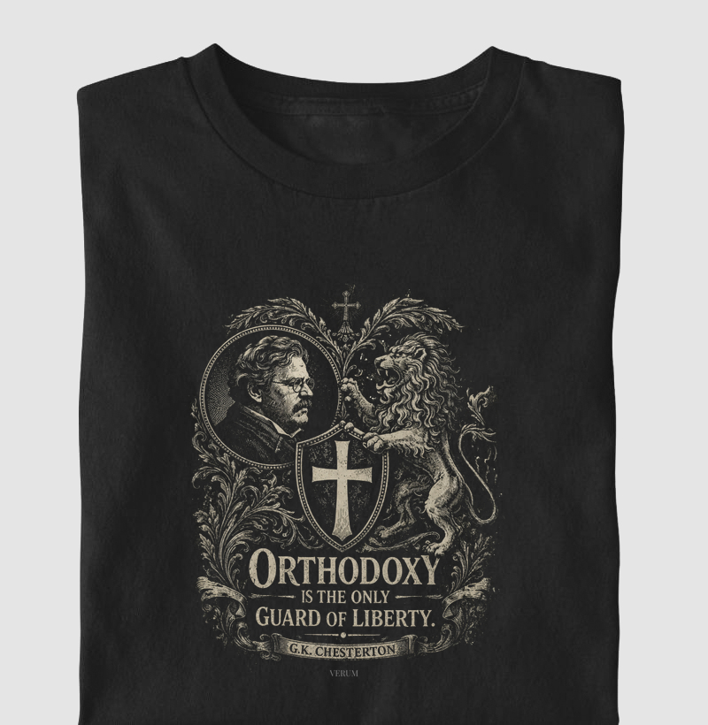 Camiseta Ortodoxia - G.K. Chesterton
