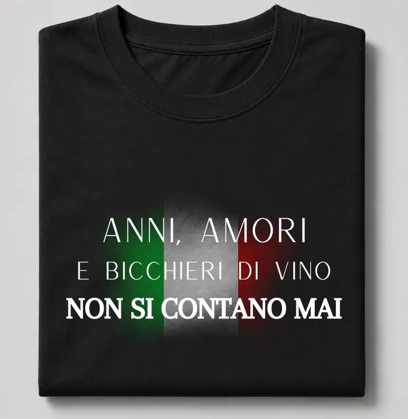 ANNI, AMORI E BICCHIERI DI VINO