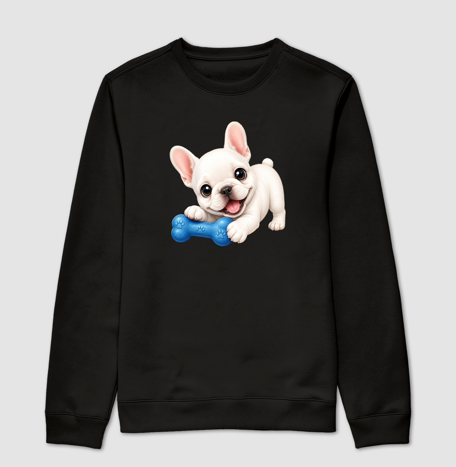 Bulldog (Buldogue) Francês - Desenho Animado - Suéter Moletom