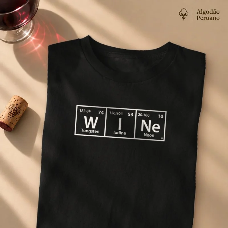 Camiseta A Química do Vinho