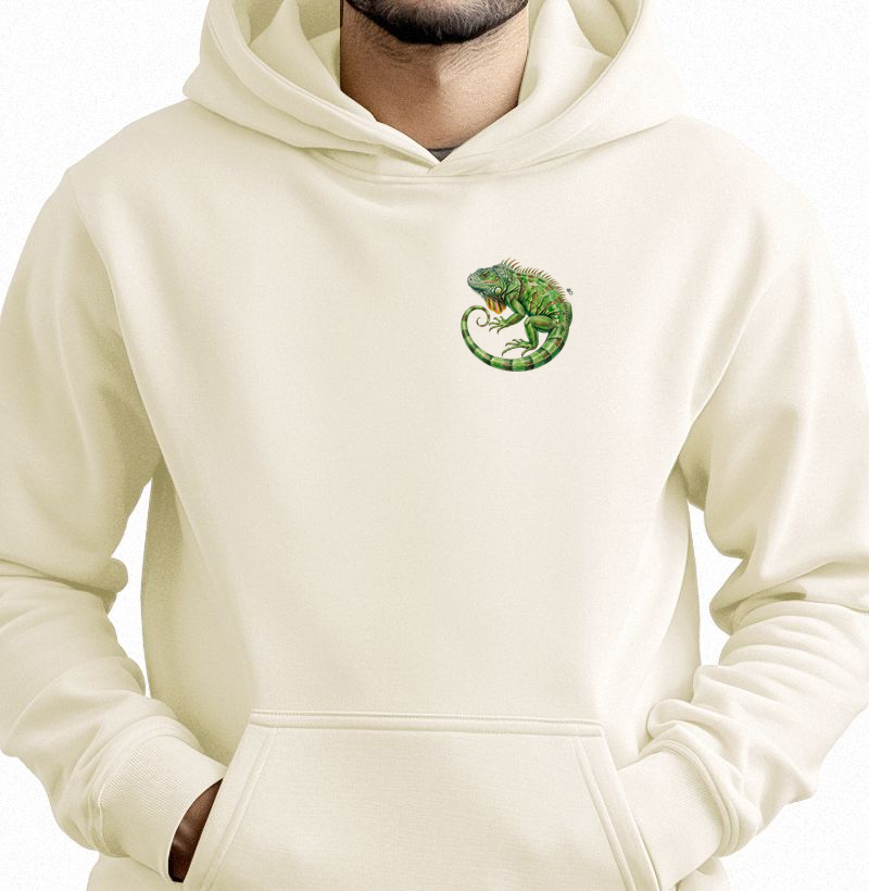 Répteis - Mini - Iguana Verde - Moletom Hoodie - Hoodie Moletom