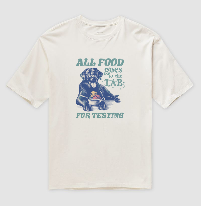 Camiseta Oversized Labrador Vintage