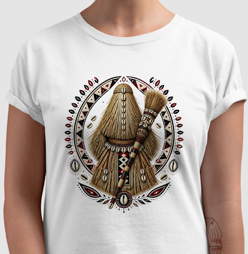 Obaluaê · Palha e Xaxará - Camiseta