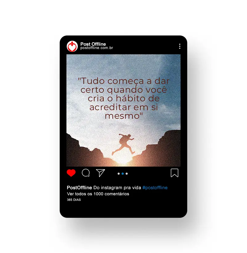 acreditar em si mesmo
