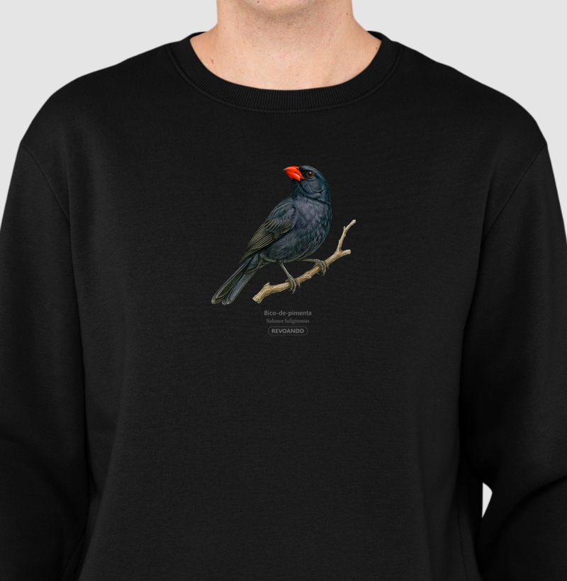 Traços Alados - Bico-de-pimenta - Moletom