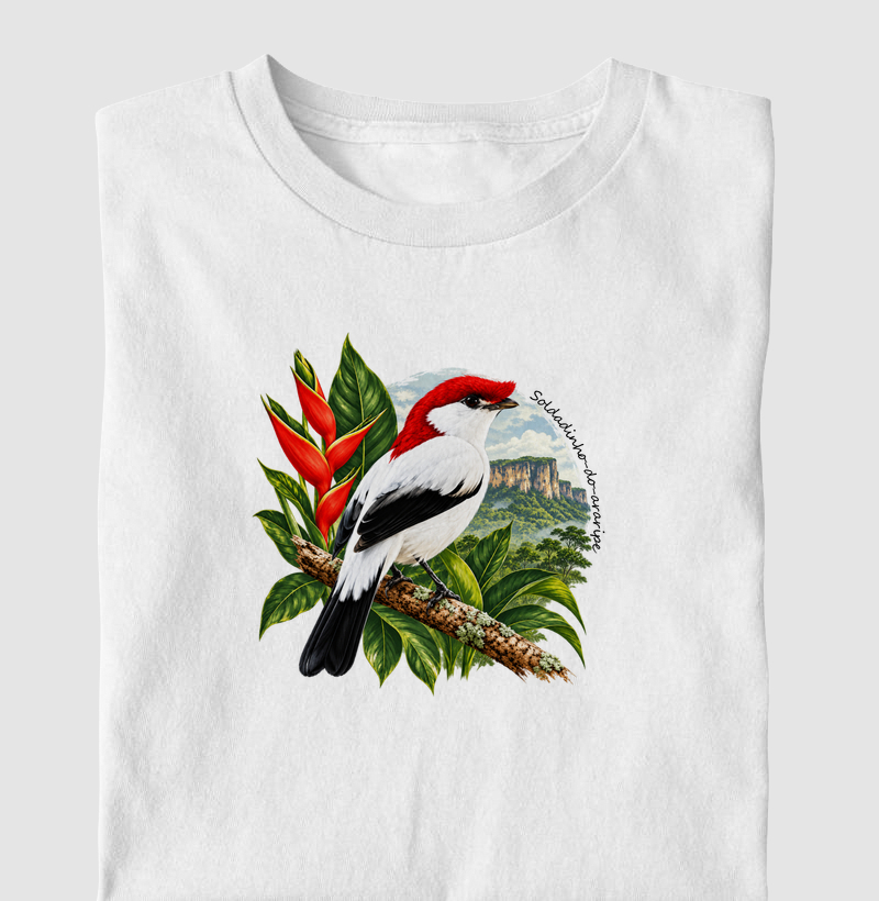 Soldadinho-do-araripe - Coleção Fauna Brasileira - Camiseta
