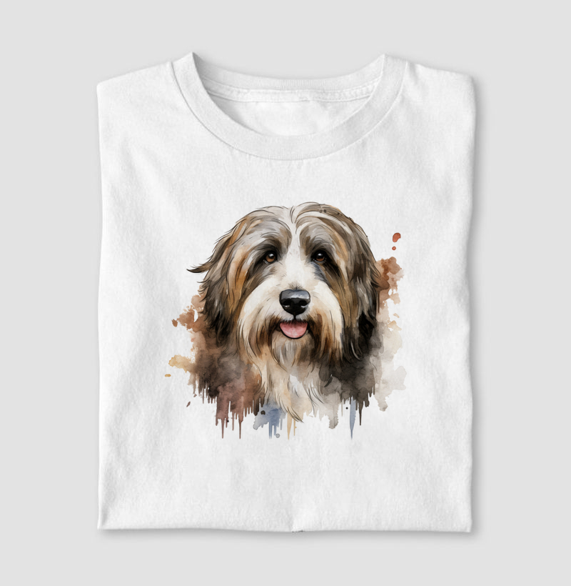 Polish Lowland Sheepdog aquarela