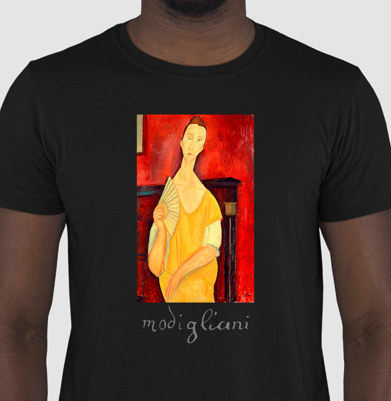 Amedeo Modigliani Mulher com leque