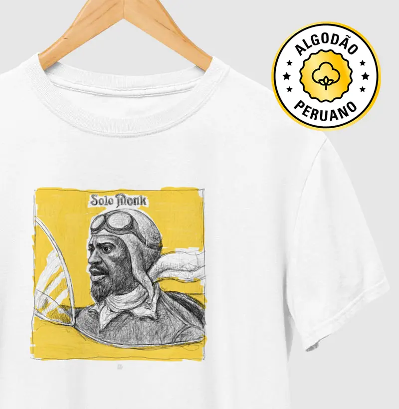 Solo Monk - Arte - Camiseta Algodão Peruano