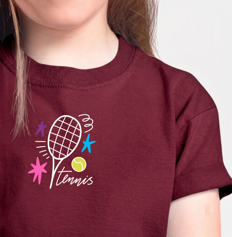 Raquete Feminina - Camiseta Infantil