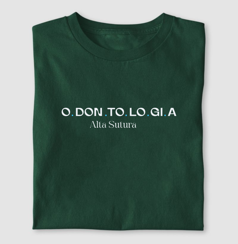 Camiseta Unissex 100% Algodão - o.don.to.lo.gi.a