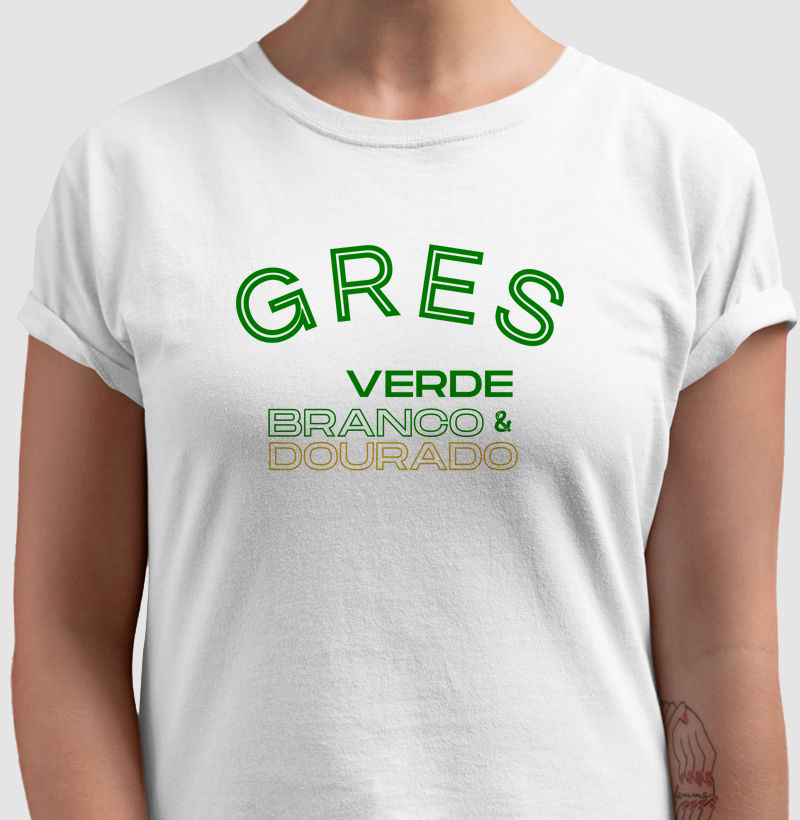 VERDE, BRANCO E DOURADO