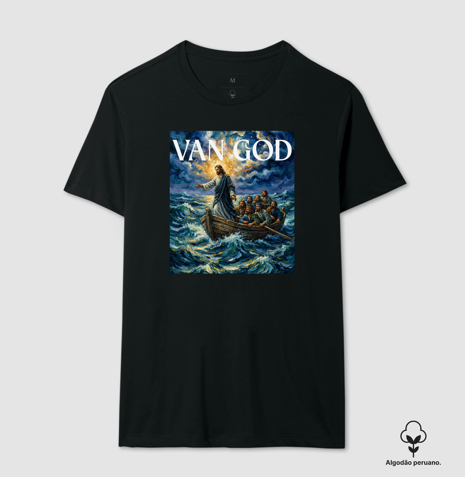 Tempestade Acalmada - Camiseta Algodão Peruano