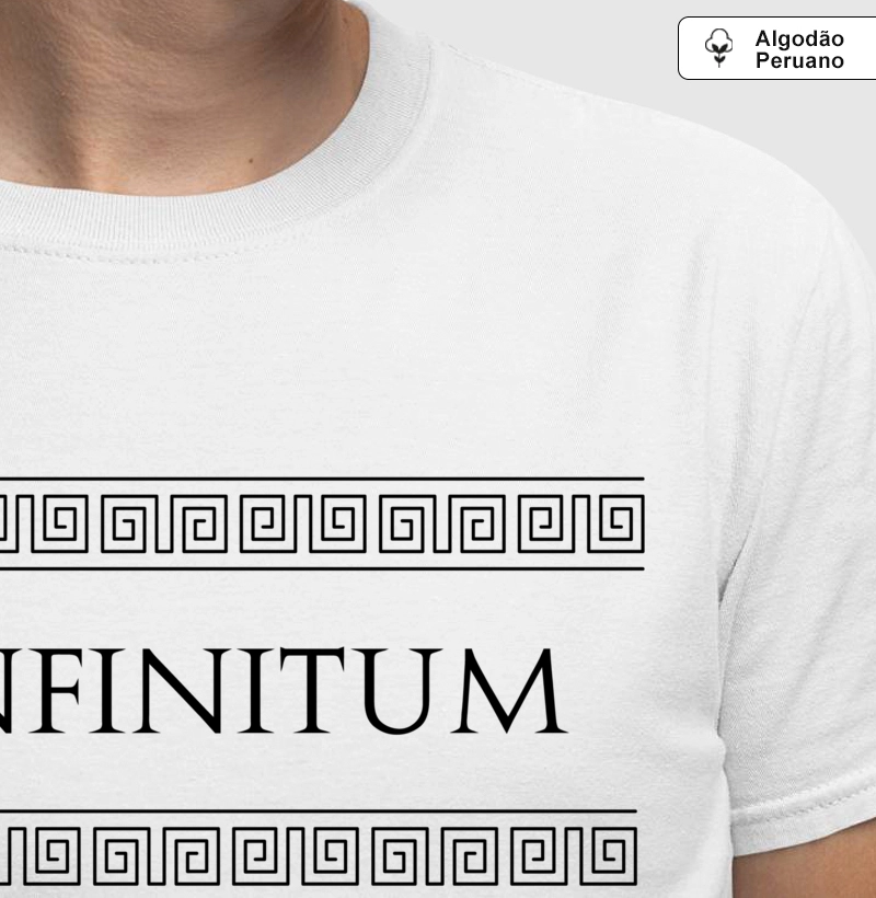 Camiseta Algodão Peruano Ad Infinitum